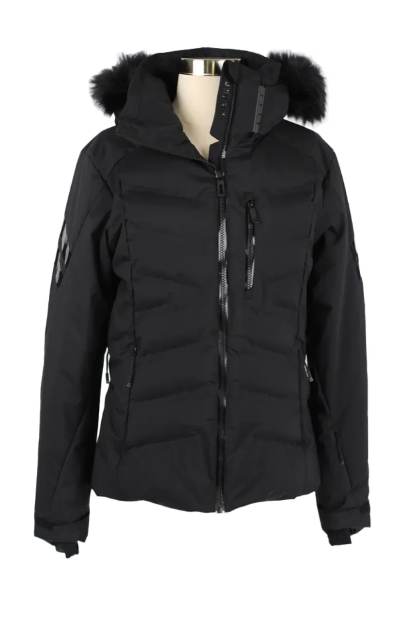 Quilted Ski Jacket W/ Fur Hood