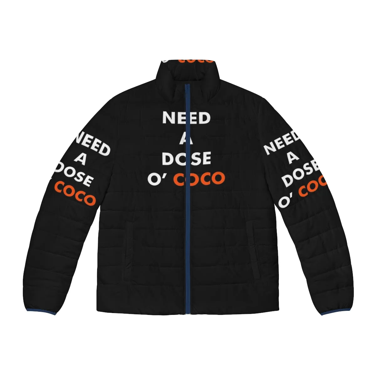 "Conan O'Brien 'Need a Dose O Coco' Puffer Jacket"