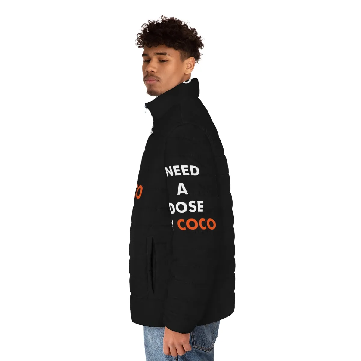 "Conan O'Brien 'Need a Dose O Coco' Puffer Jacket"