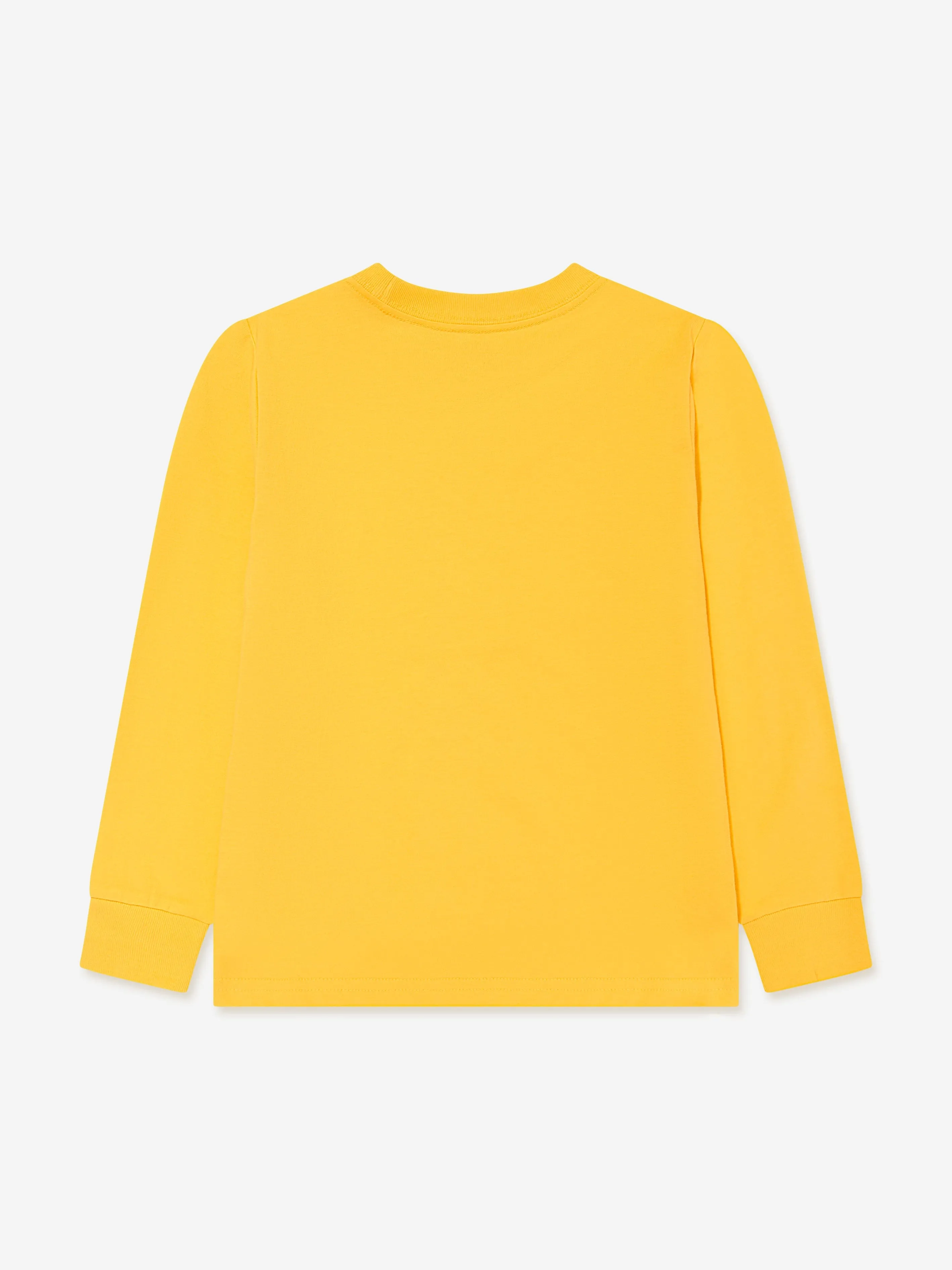 Ralph Lauren Boys Long Sleeve Bear T-Shirt in Yellow