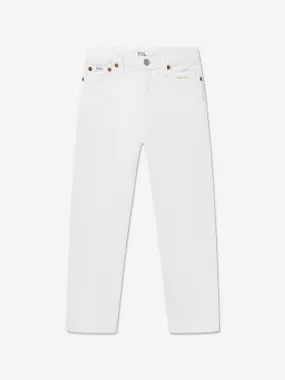 Ralph Lauren Boys Slim Fit Sullivan Jeans in White