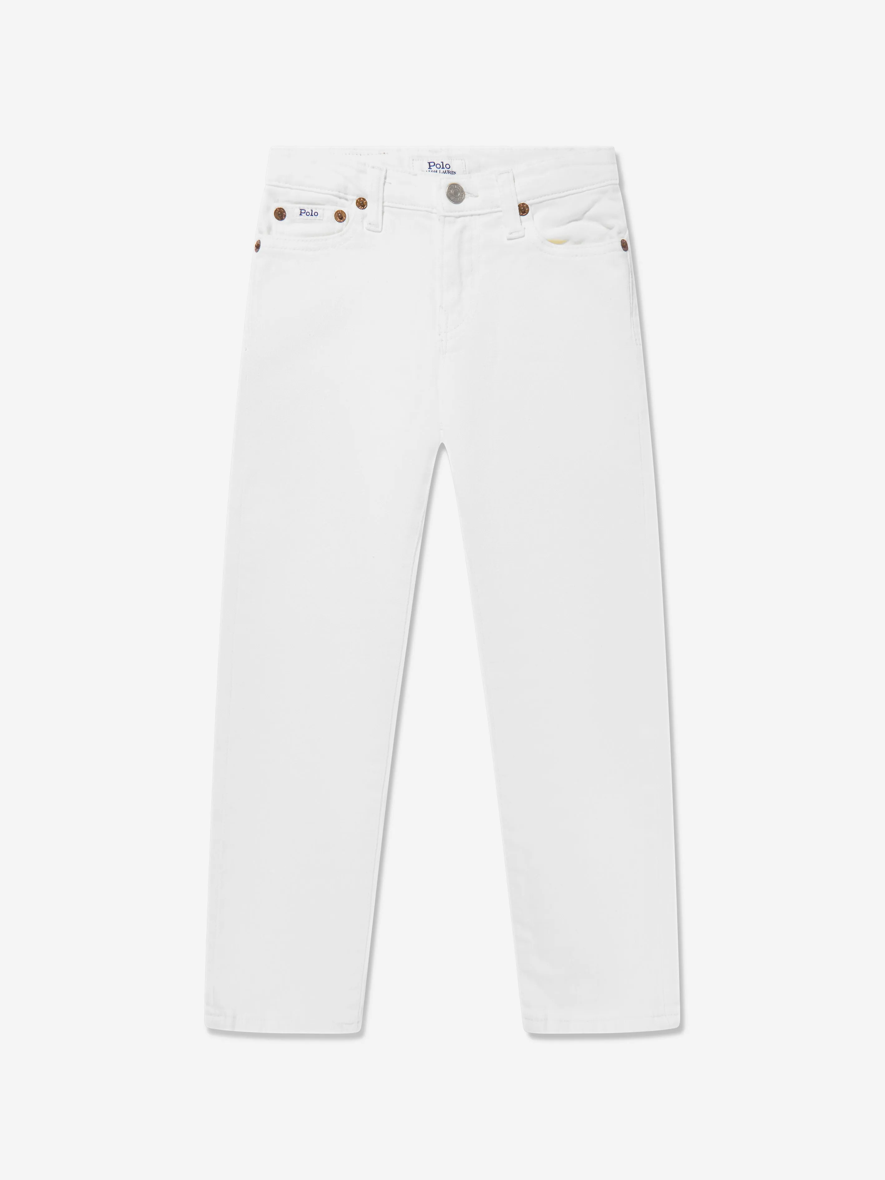 Ralph Lauren Boys Slim Fit Sullivan Jeans in White