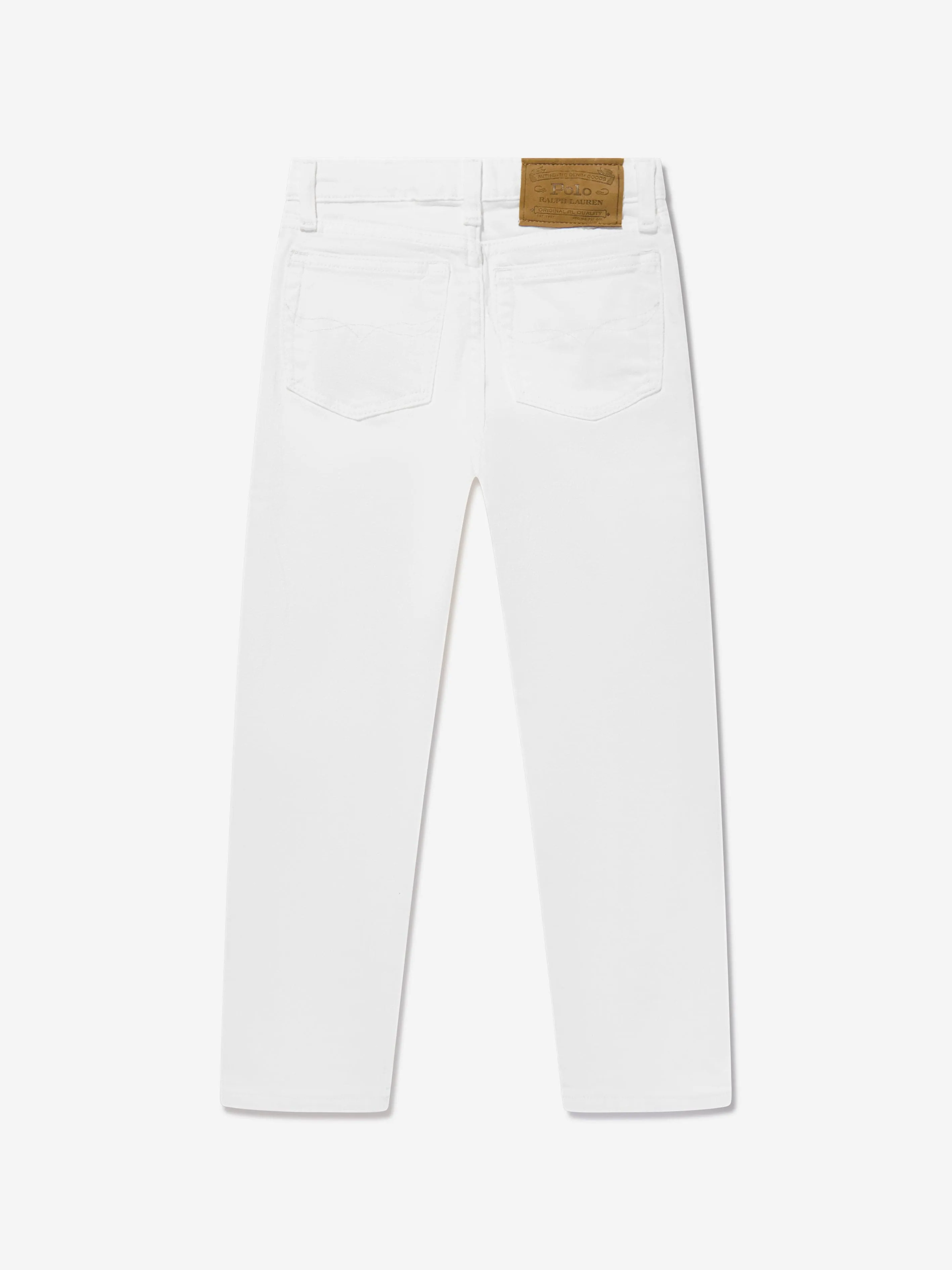 Ralph Lauren Boys Slim Fit Sullivan Jeans in White