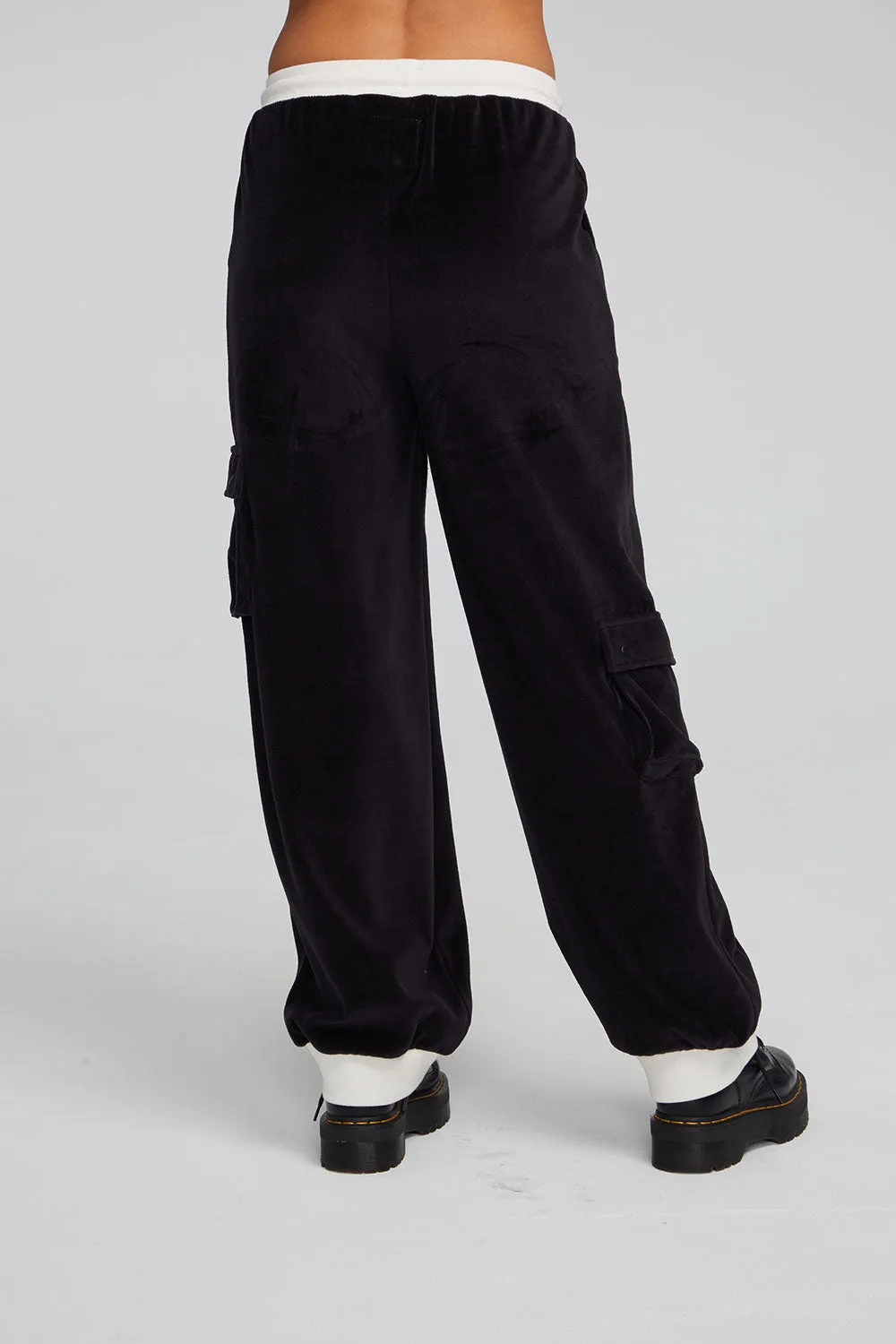 Raquel Shadow Black Joggers