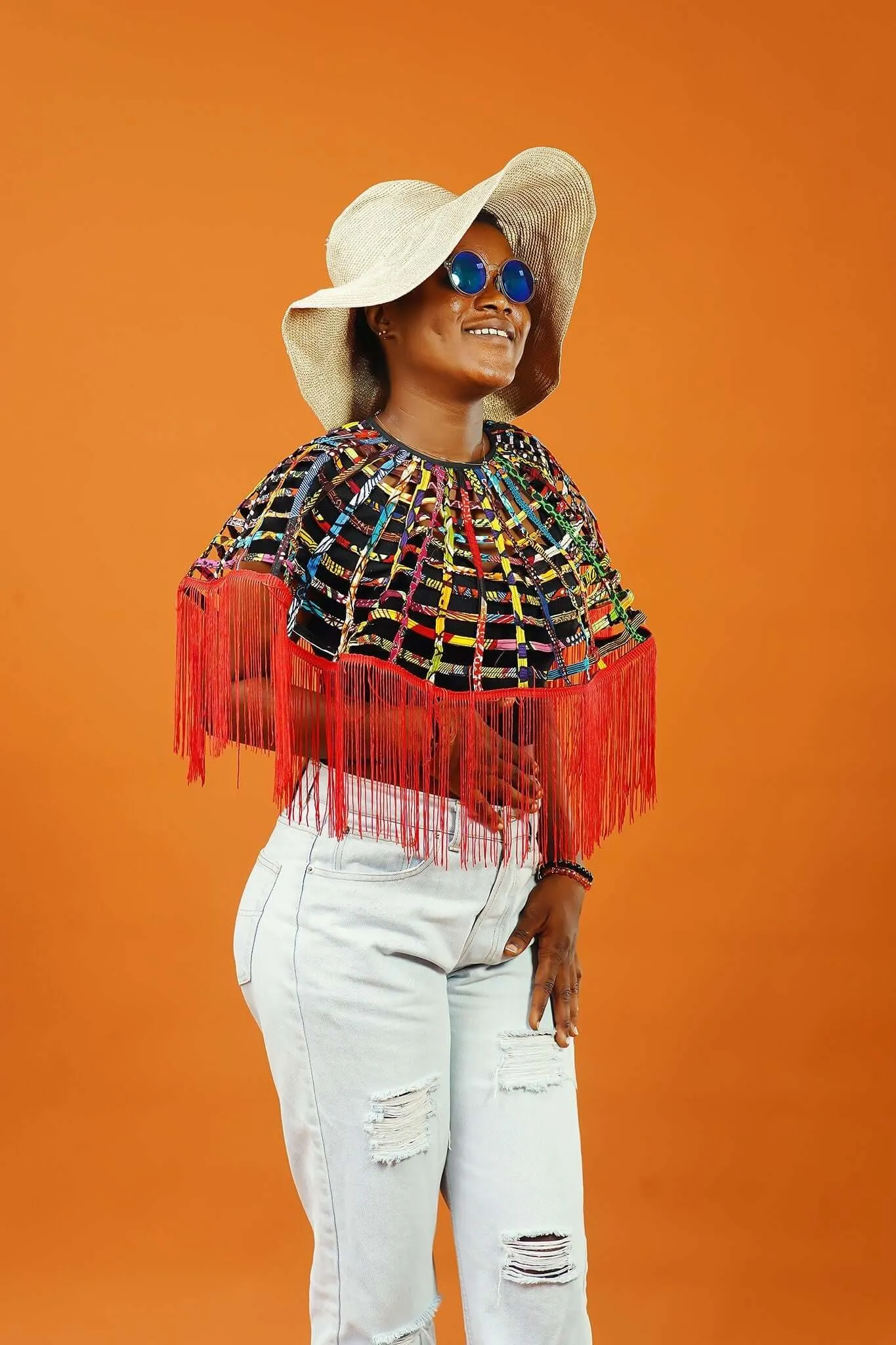 Red Tassel Fringe Festival Cape