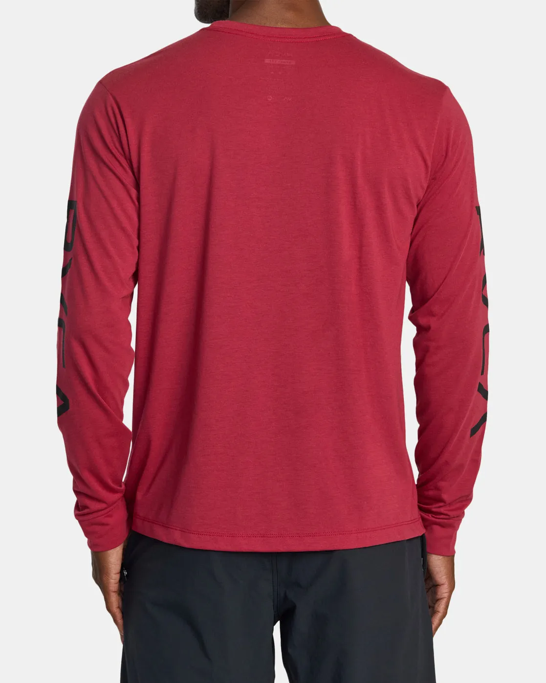 RVCA 2X Long Sleeve Tee - Deep Magenta