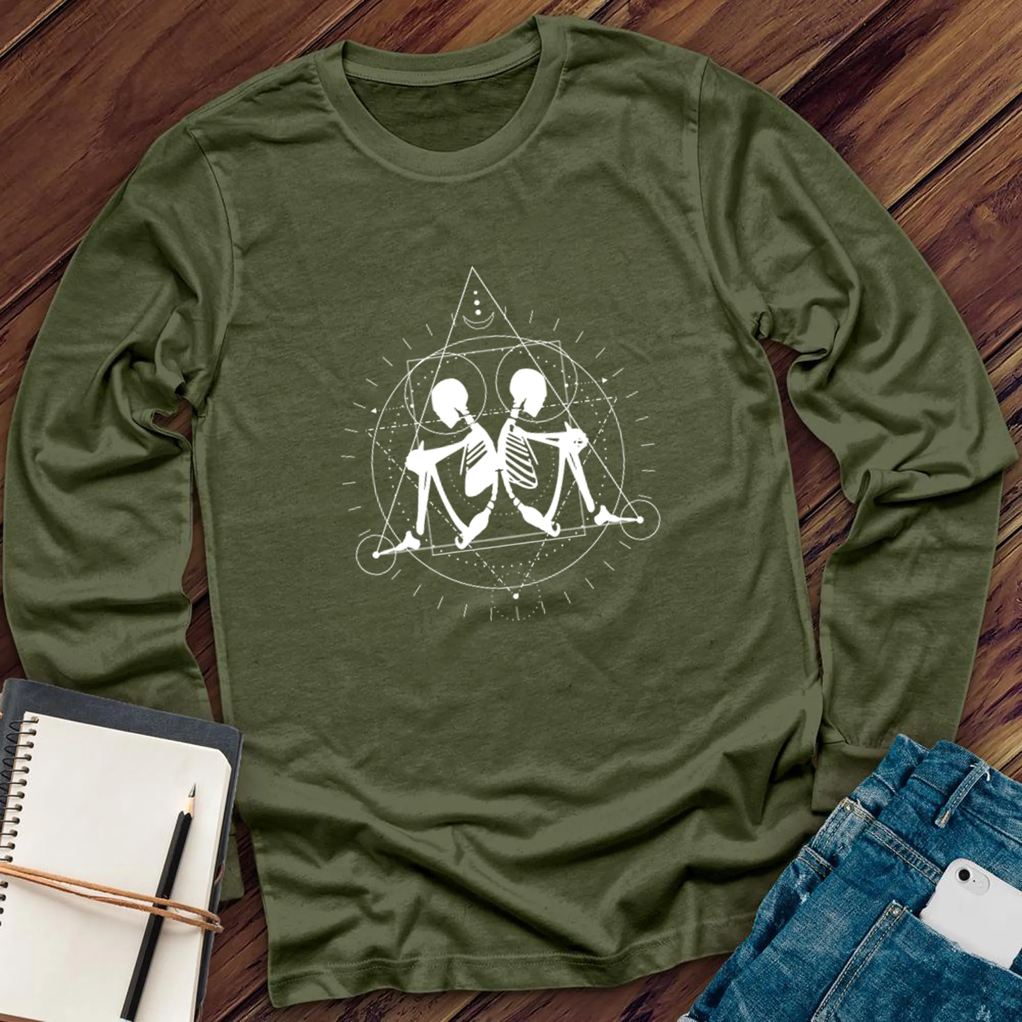 Skeleton Diagram Long Sleeve