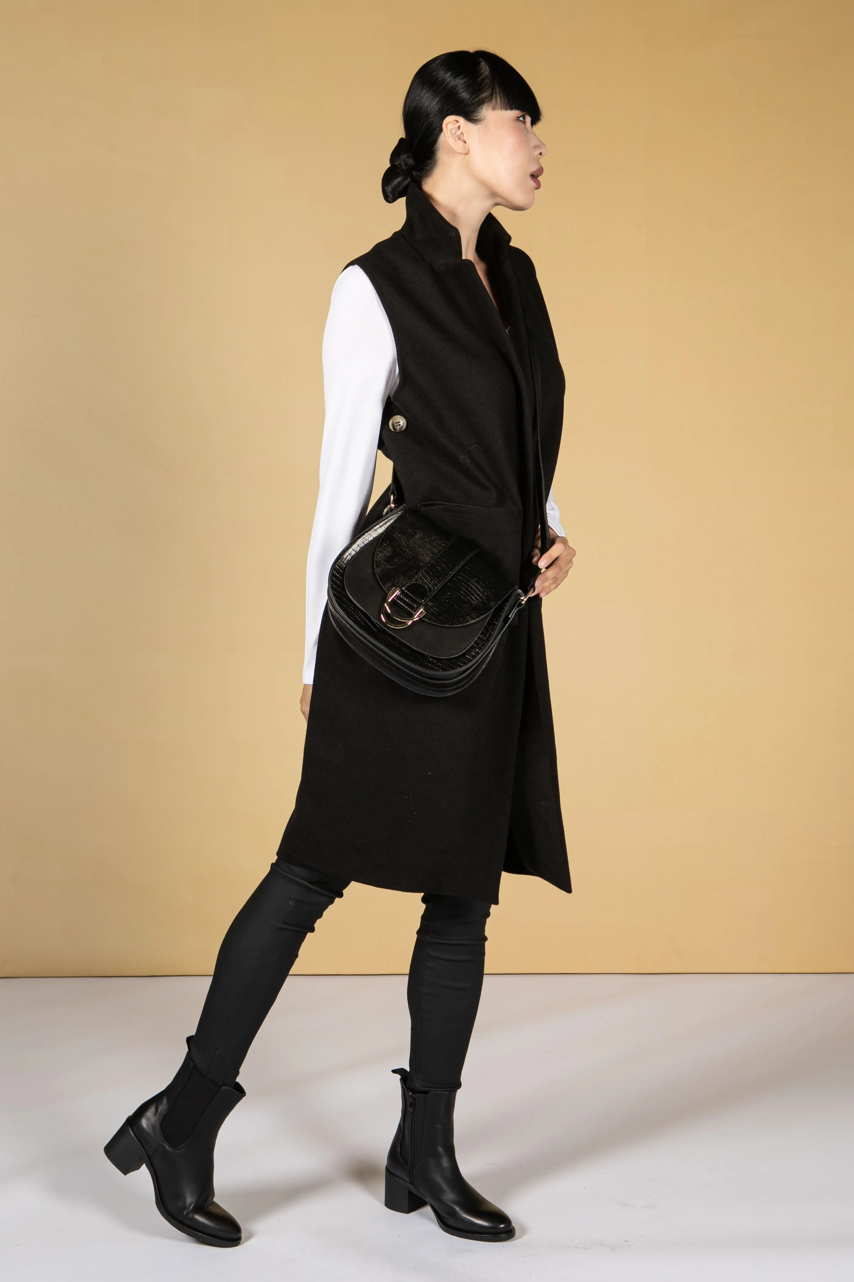 Smart Structure Gilet in Black