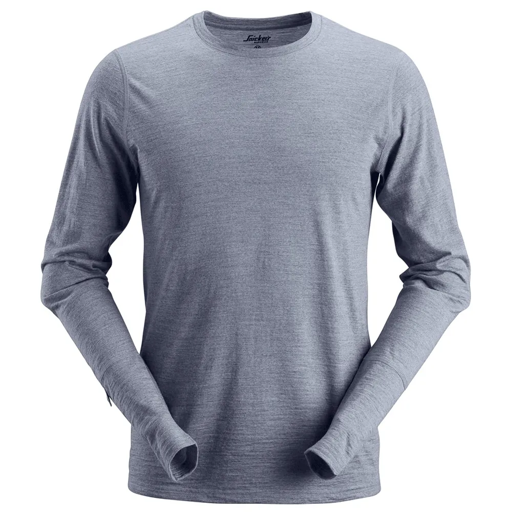 Snickers 2427 AllroundWork, Wool Long Sleeve T-Shirt Various Colours