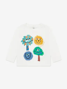 Stella McCartney Baby Boys Long Sleeve T-Shirt in Ivory