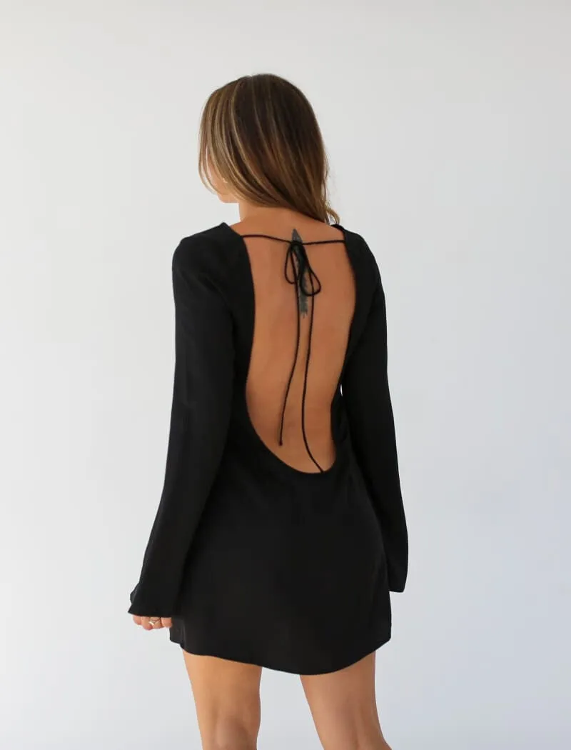 Sweet Talker Mini Dress | Black