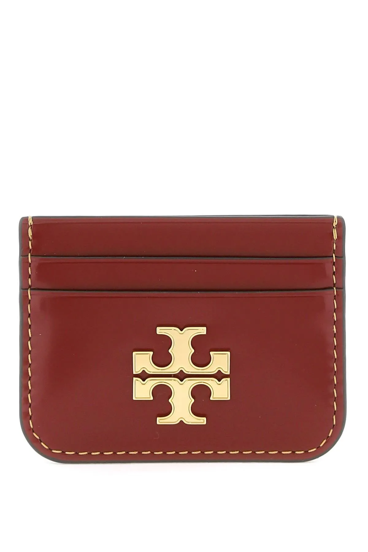 Tory burch brushed leather eleanor cardholder