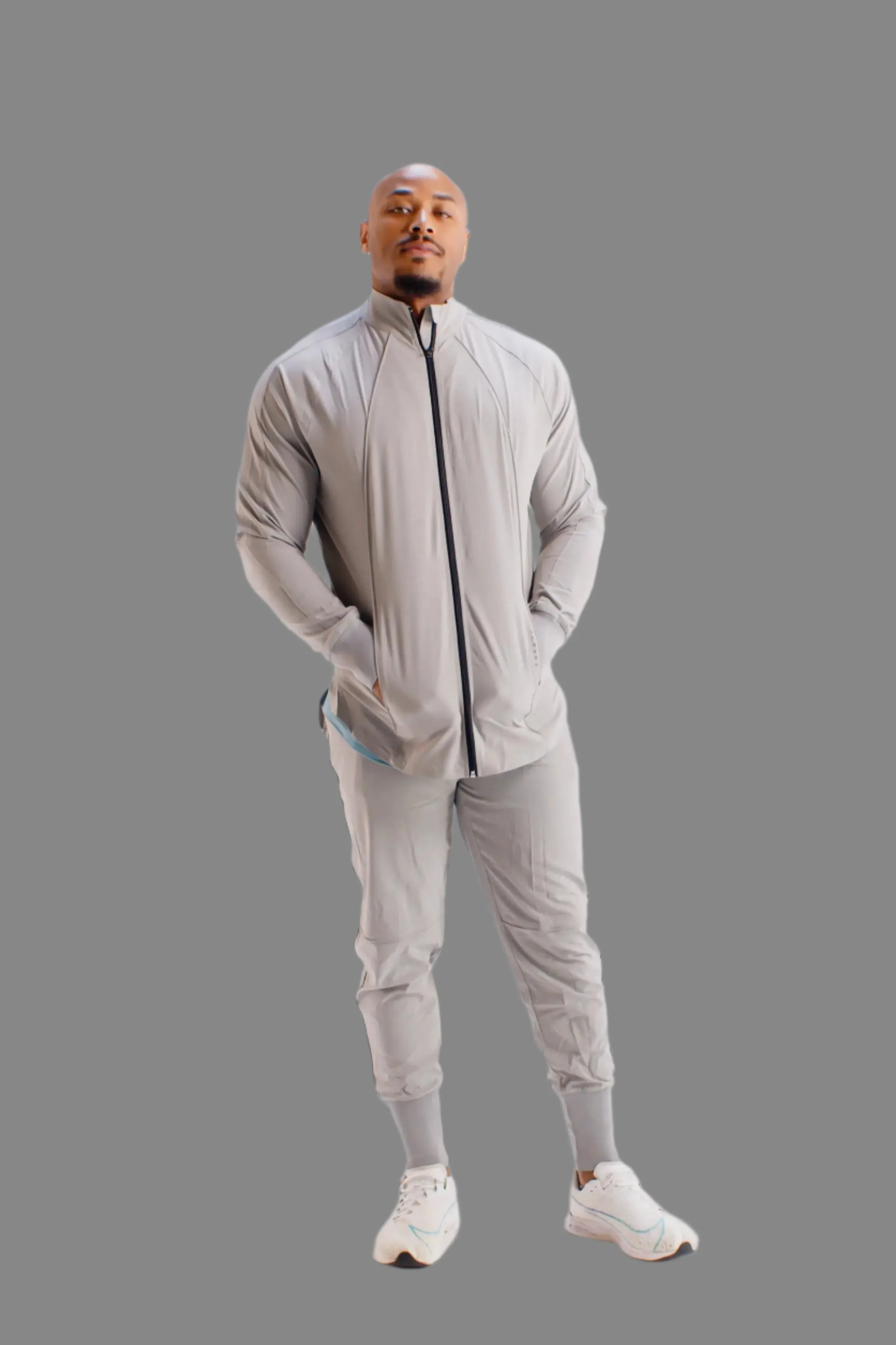 Total War Lux Full-Zip Jacket - Ghost Grey