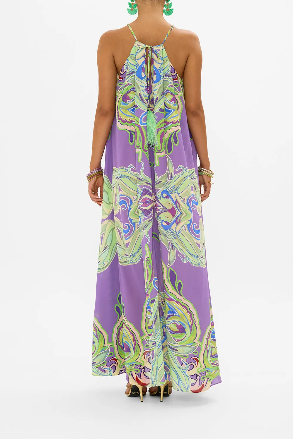 TRAPEZE MAXI DRESS AMSTERDAM JEWEL