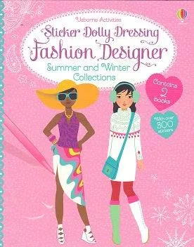 Usborne Activities - Sticker Dolly Dressing Fashion Designer Summer and Winter Collections