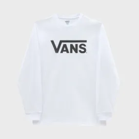 Vans Classic Mens Long Sleeve T-Shirt - White/Black