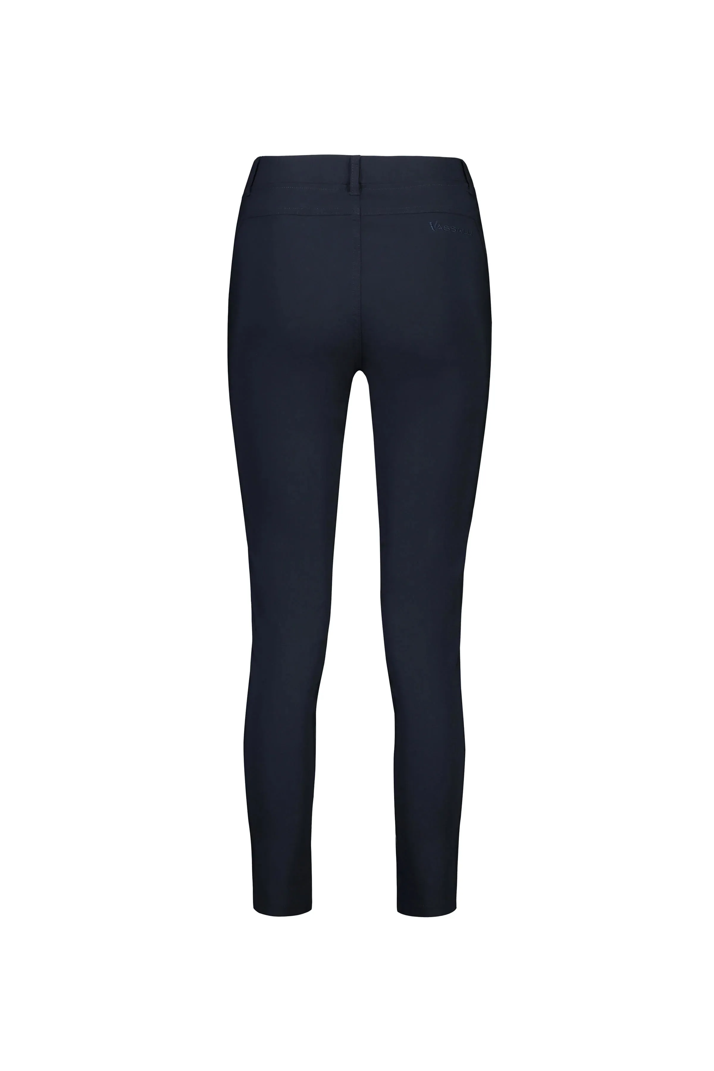 Vassalli Pull On Pant Ankle Grazer NAVY with Zips