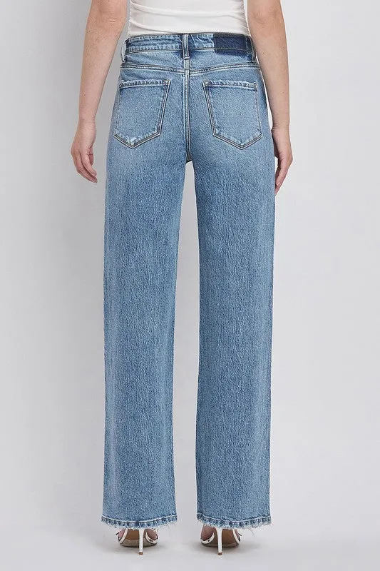 Vervet 90's Super High Rise Wide Leg Jeans