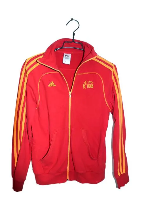 Vintage Adidas Sweden women football team UEFA EURO 2013 orange track jacket in M|L27 W18|SKU 6658