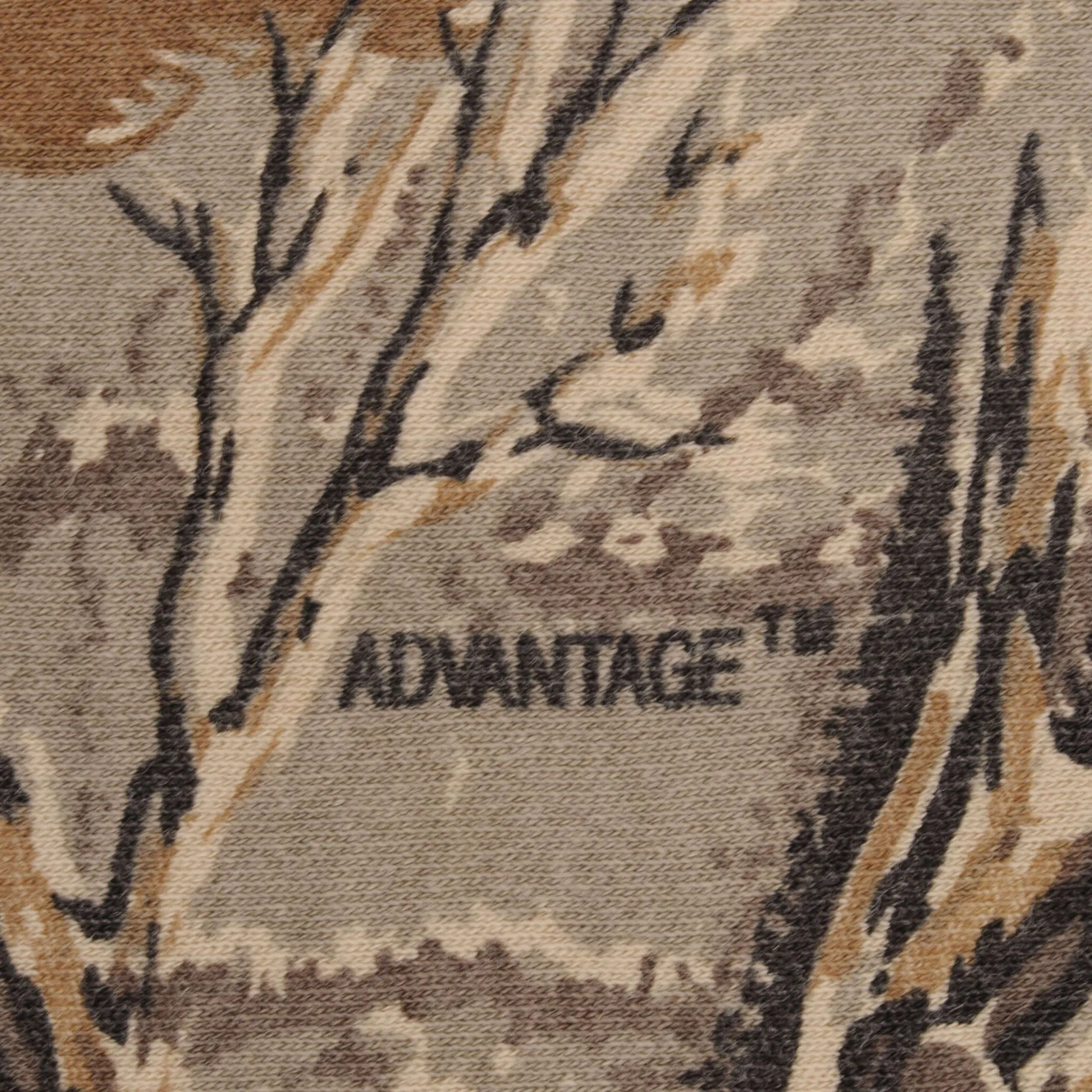 VINTAGE HUNTING ADVANTAGE CAMO LONG SLEEVE POCKET TURTLE NECK TEE SHIRT SIZE 2XL