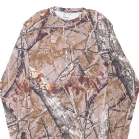 VINTAGE HUNTING FUSION 3D CAMO LONG SLEEVE POCKET TEE SHIRT XL