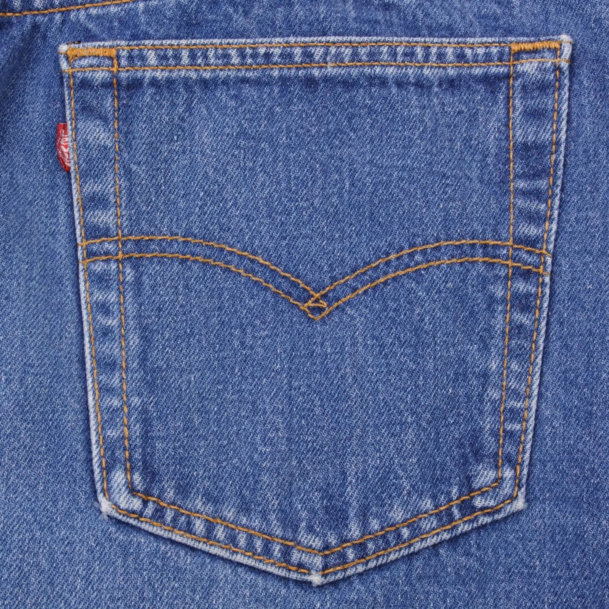 VINTAGE LEVIS 501 WOMAN JEANS INDIGO 1980S SIZE W36 L32 MADE IN USA