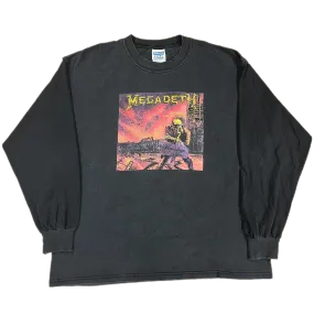 Vintage Megadeth "Peace Sells But Who's Buying" Long Sleeve Shirt