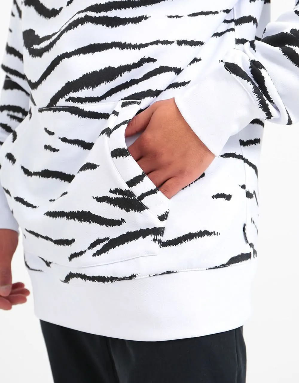 Volcom Hydro Riding Pullover Hoodie - White Tiger