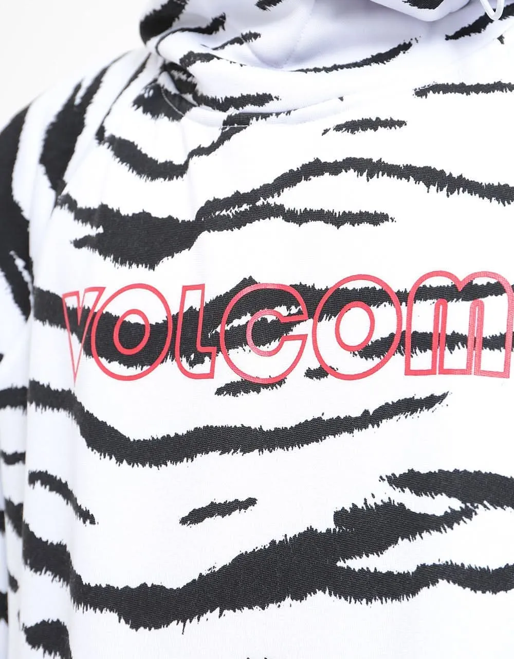 Volcom Hydro Riding Pullover Hoodie - White Tiger