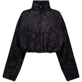 W Oversized Jacquard Track Jacket