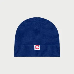 Waffle Knit Beanie (Navy)