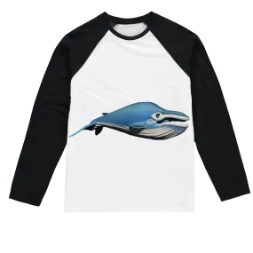 Whale Sublimation Baseball Long Sleeve T-Shirt