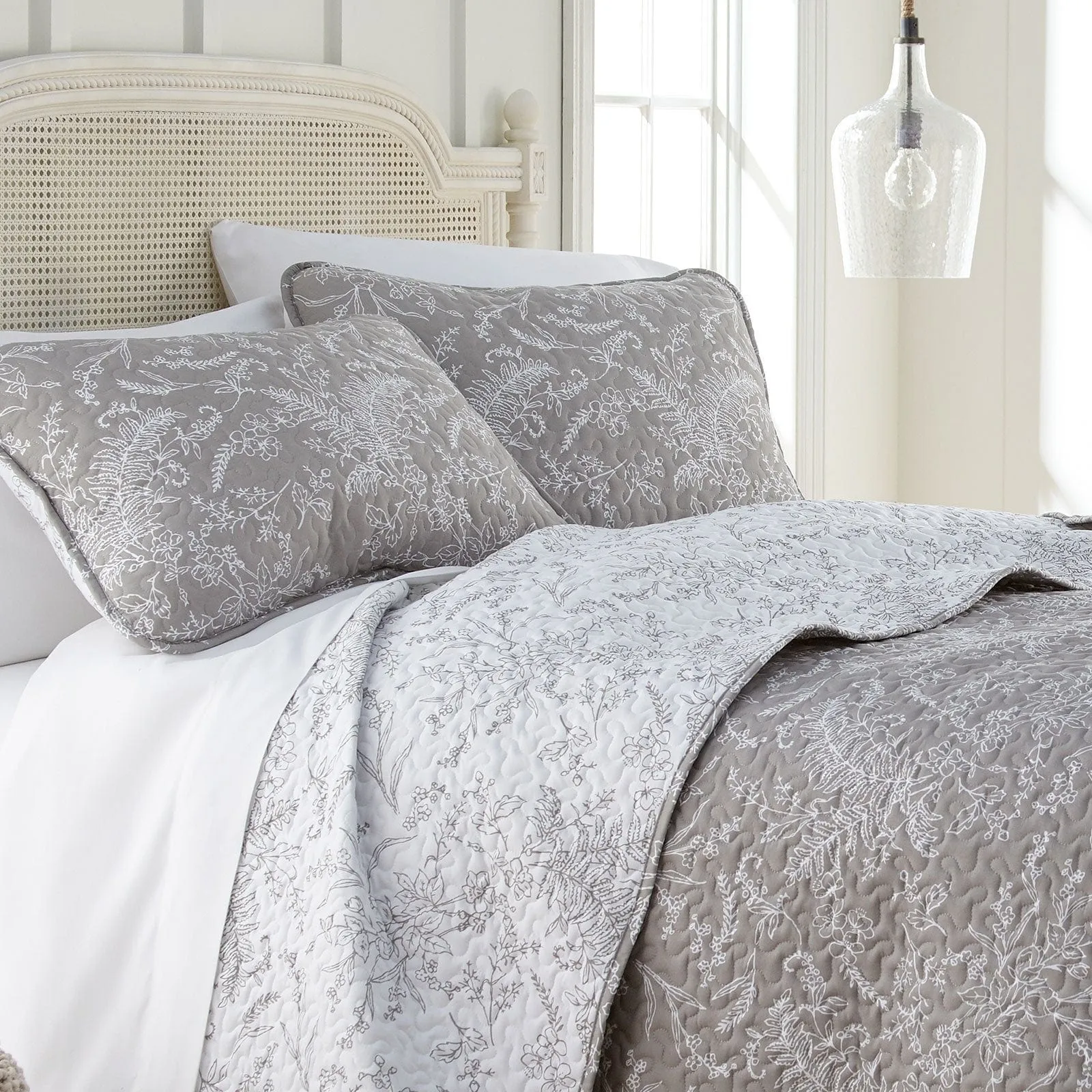 Winter Brush Quilted Shams