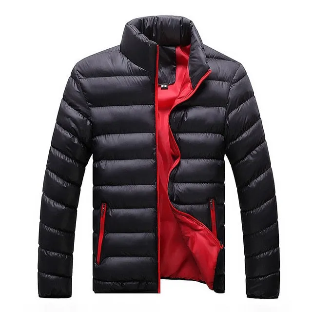 Winter Fashion Stand Collar Parka Thick Jackets and Coats