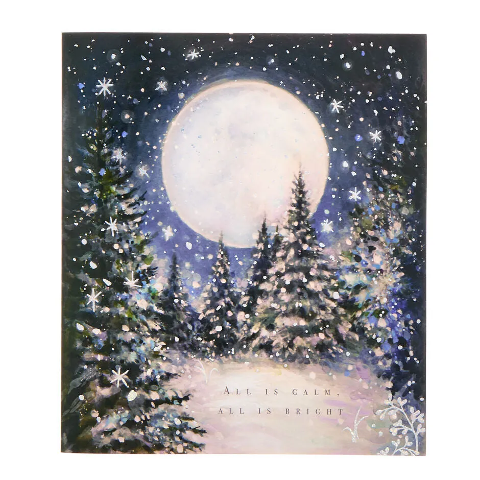 Winter Night Christmas Cards