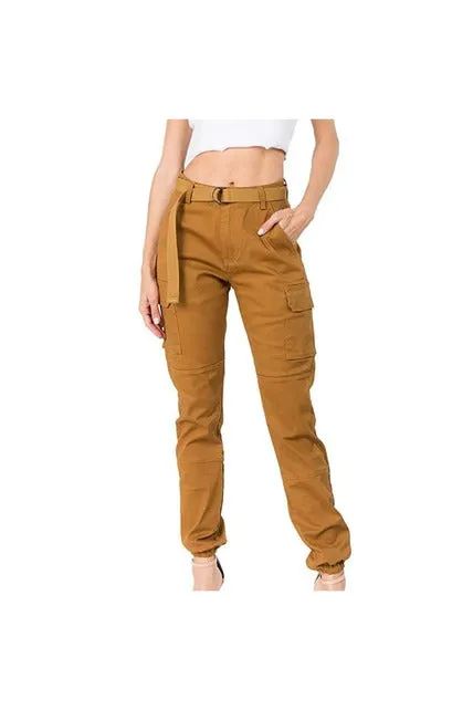 Women High Waist Sports Cargo Pants Outdoor Casual  Trousers Pants