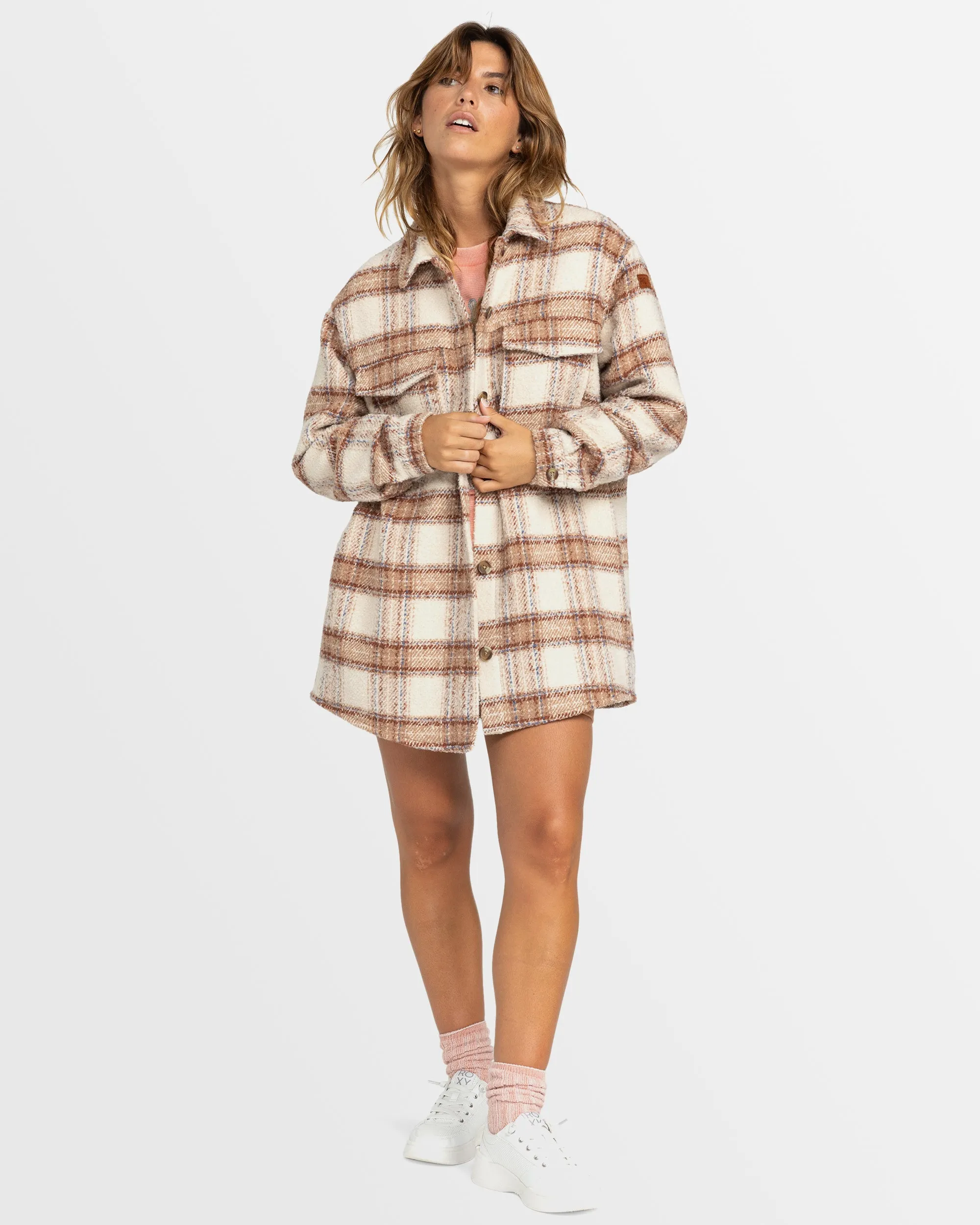 Womens Check The Swell Iiii Shacket