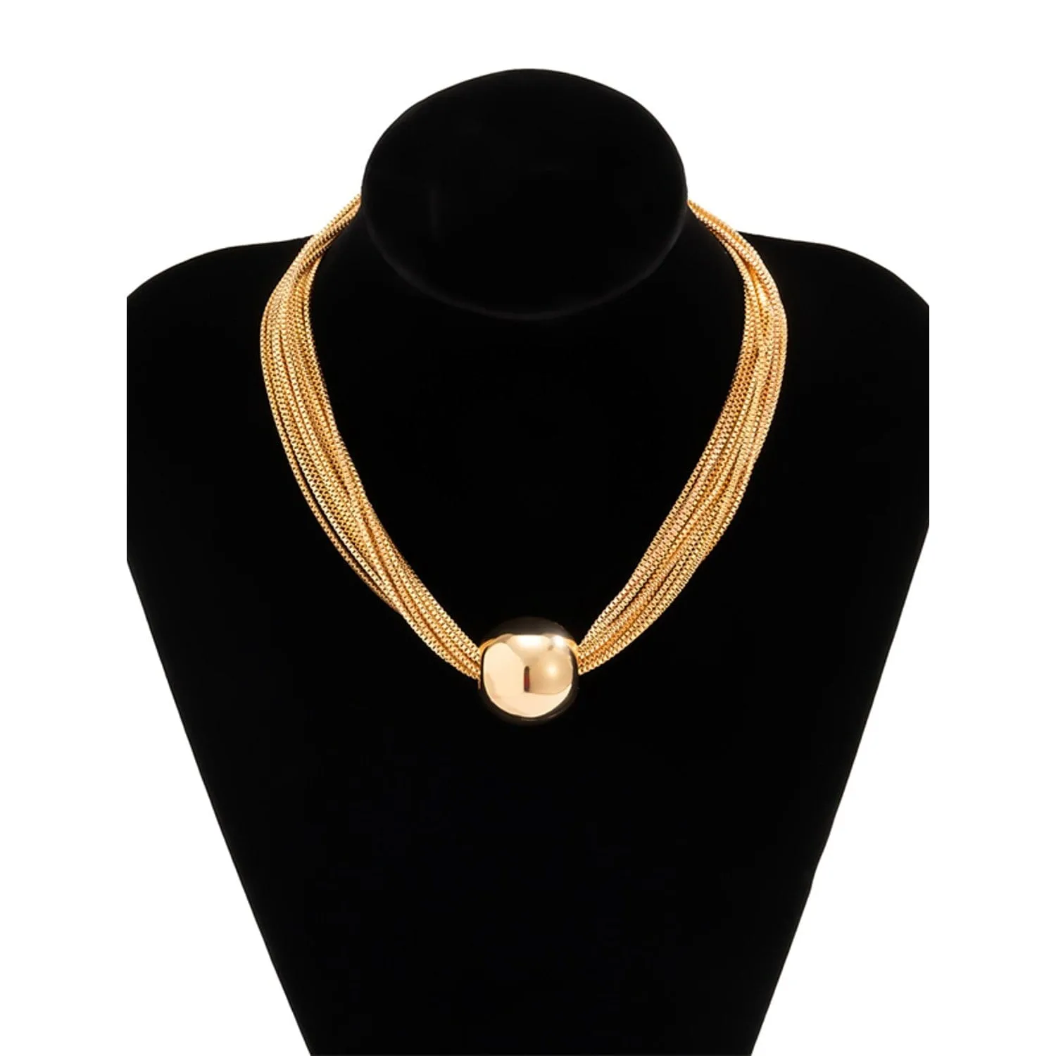 Women's Contemporary Street Geometry Necklace