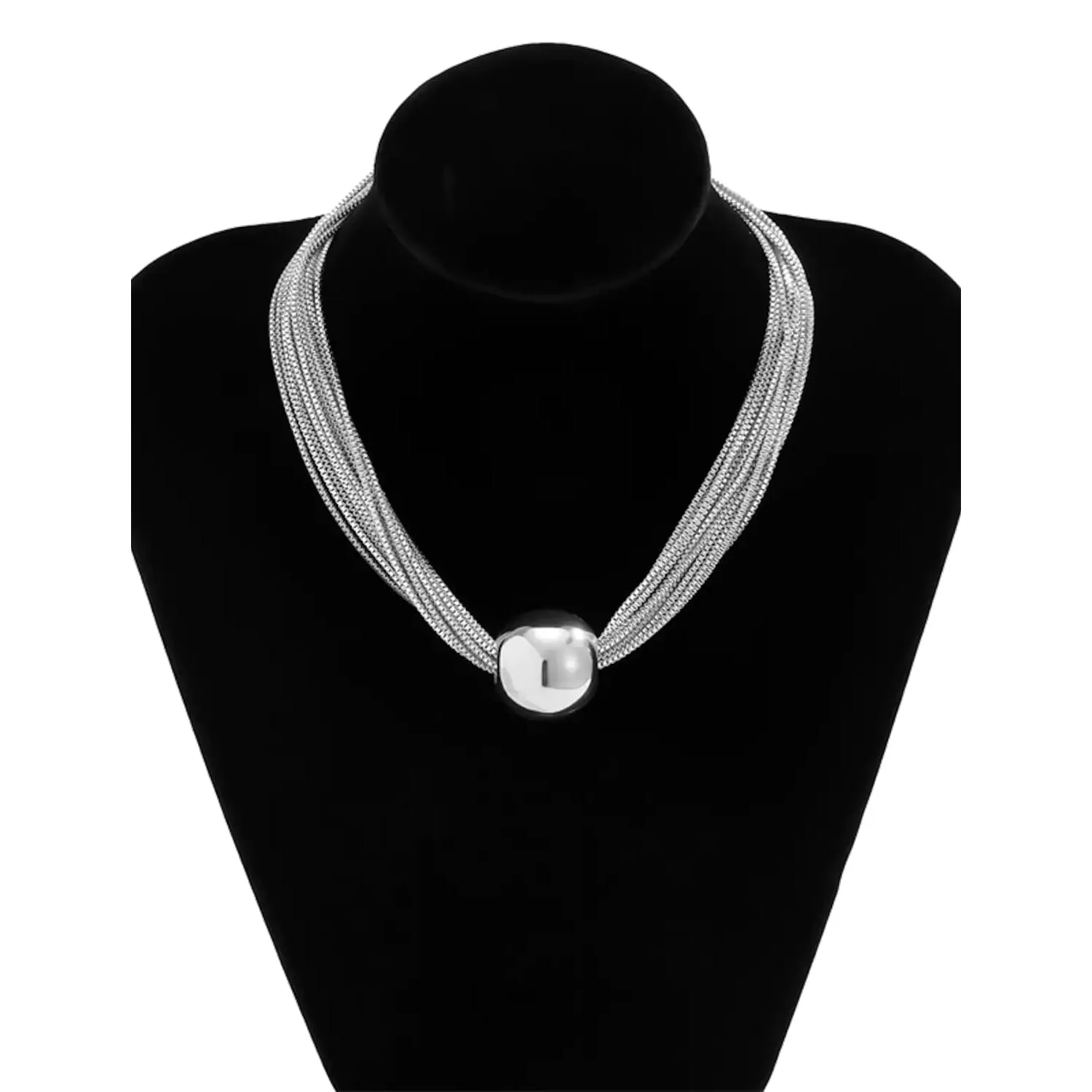 Women's Contemporary Street Geometry Necklace