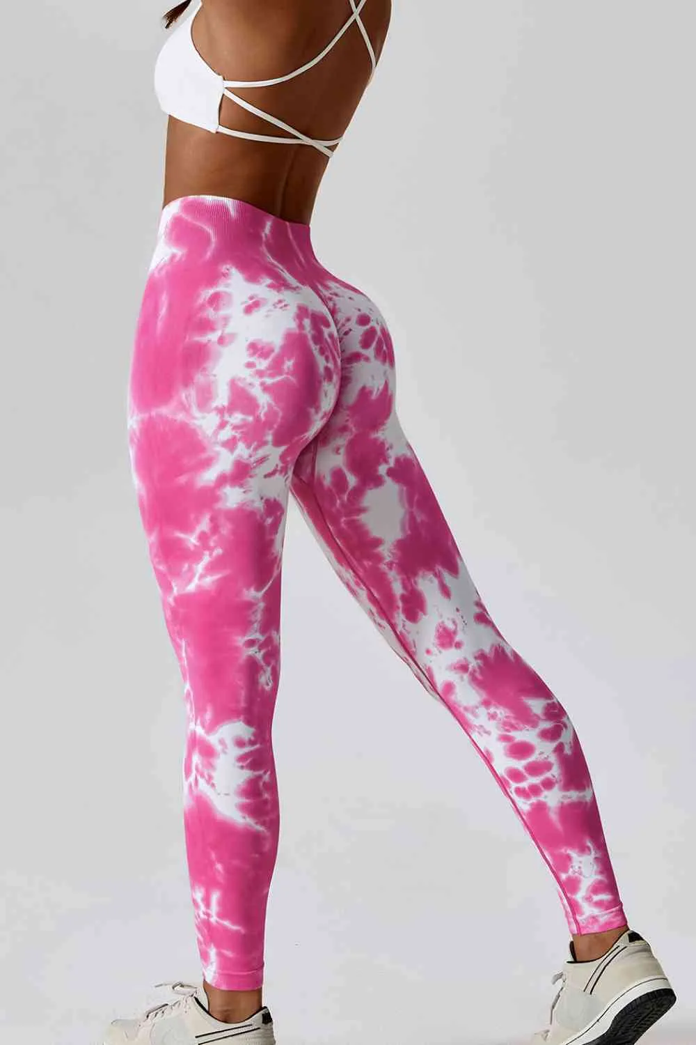 Women's High Waist Tie-Dye Sports Pants