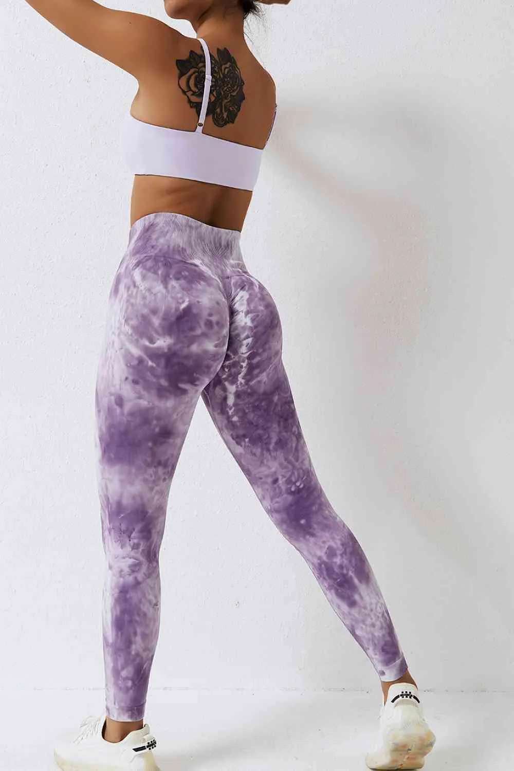 Women's High Waist Tie-Dye Sports Pants