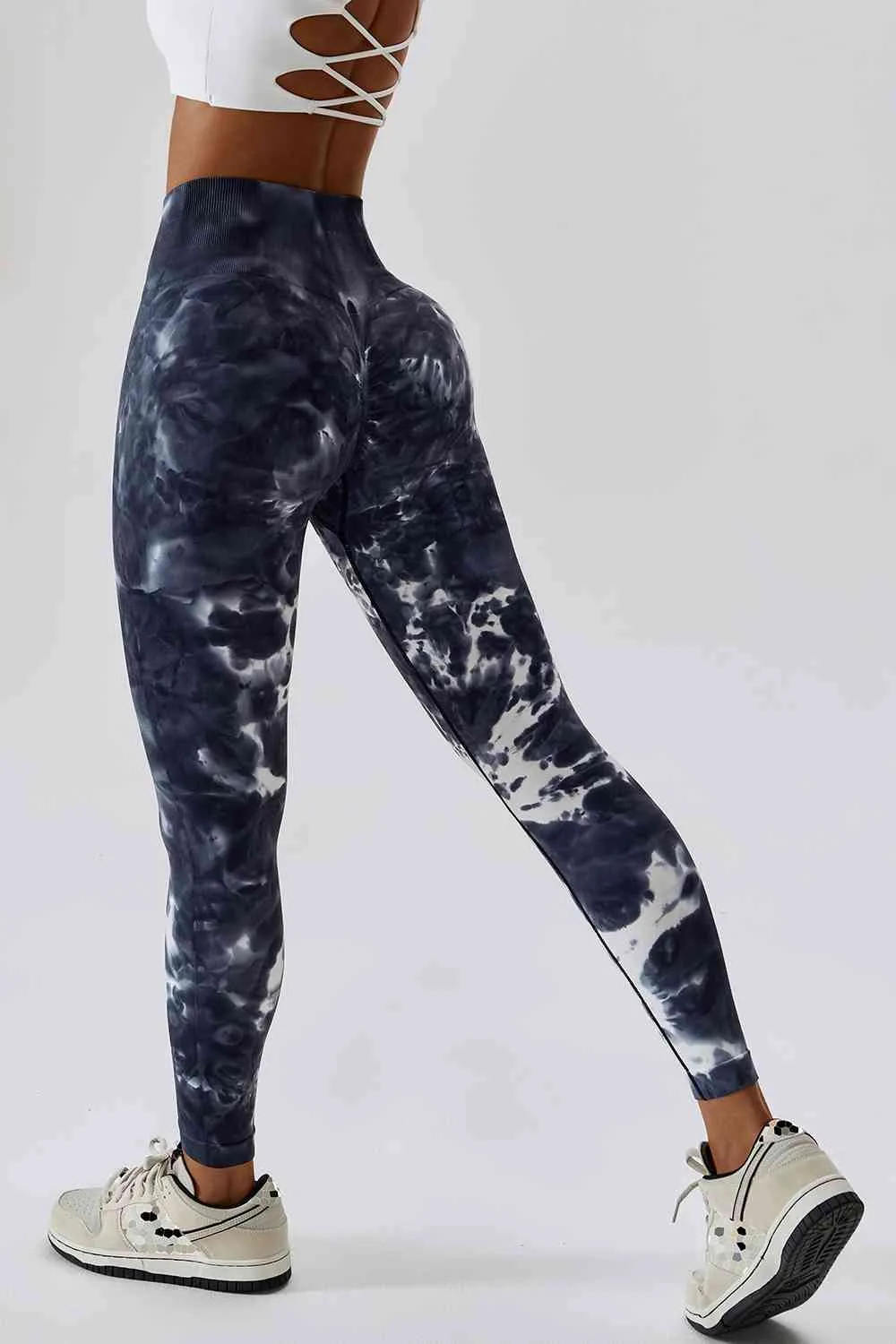 Women's High Waist Tie-Dye Sports Pants