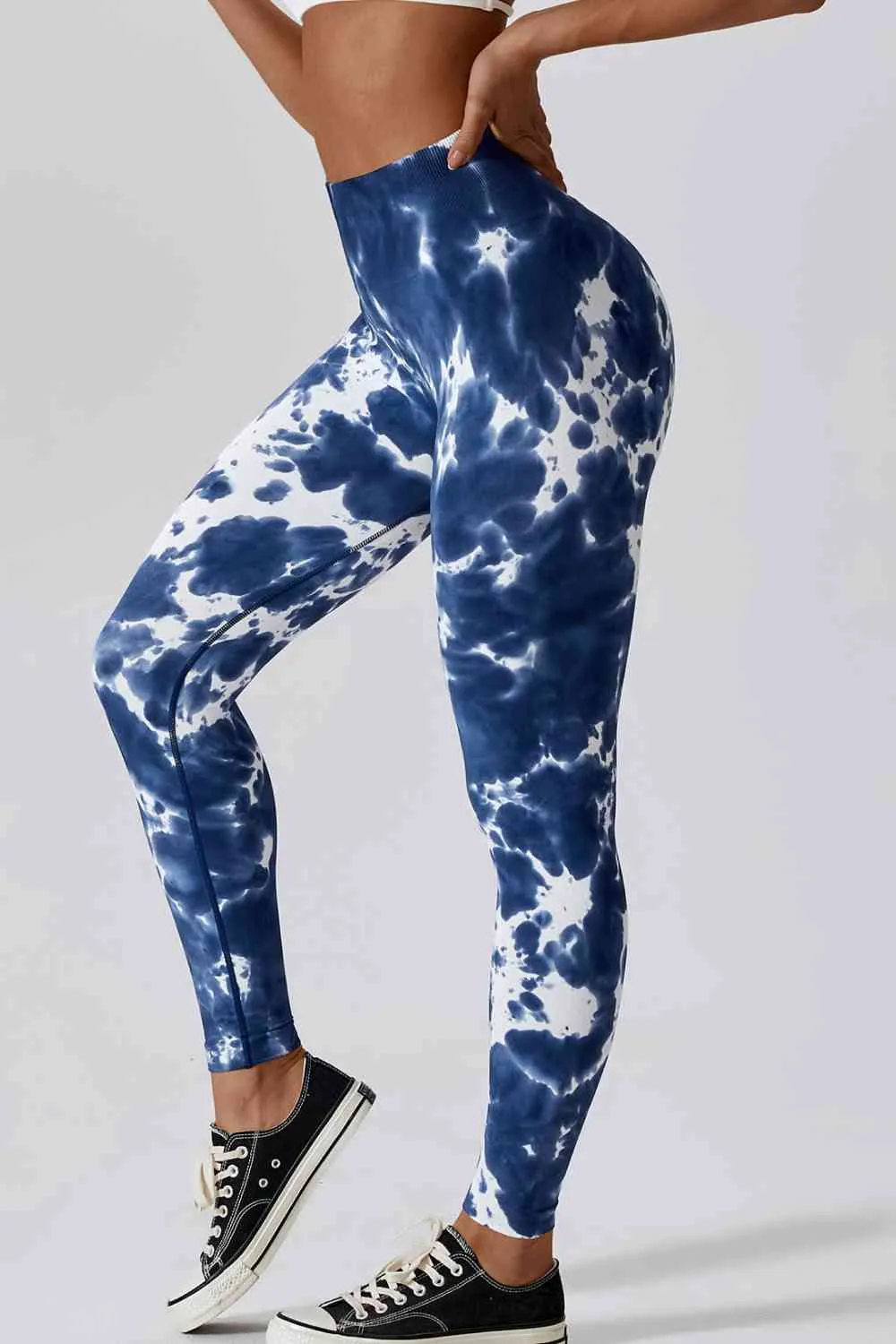 Women's High Waist Tie-Dye Sports Pants