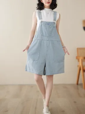 Women's  Summer Everyday Pockets Overalls Dungarees