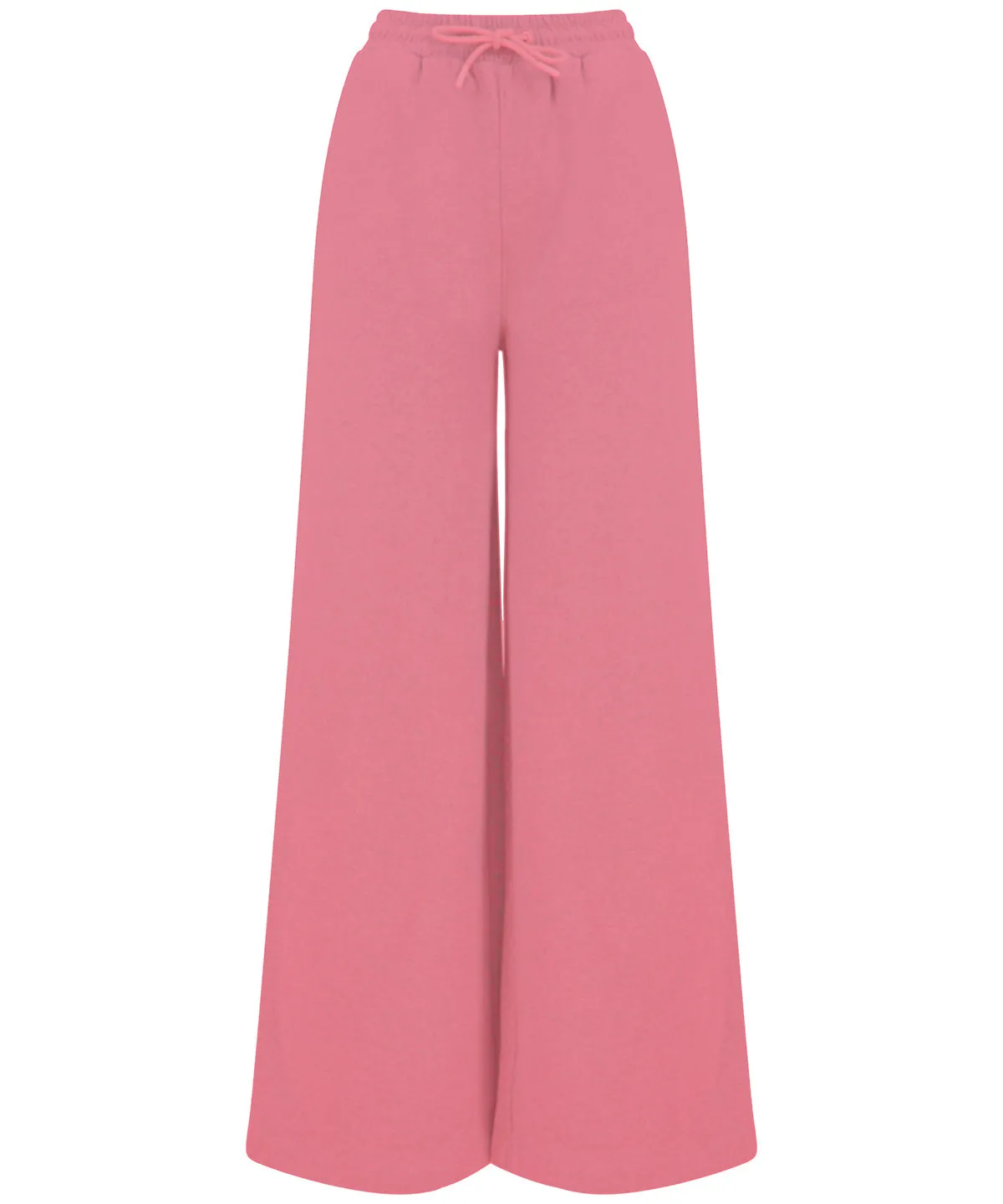 Womens sustainable fashion wide leg joggers | Dusky Pink