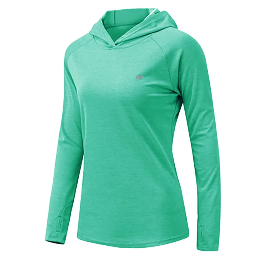 Women's UPF50  Long Sleeve Quick Dry Hooded T-Shirt