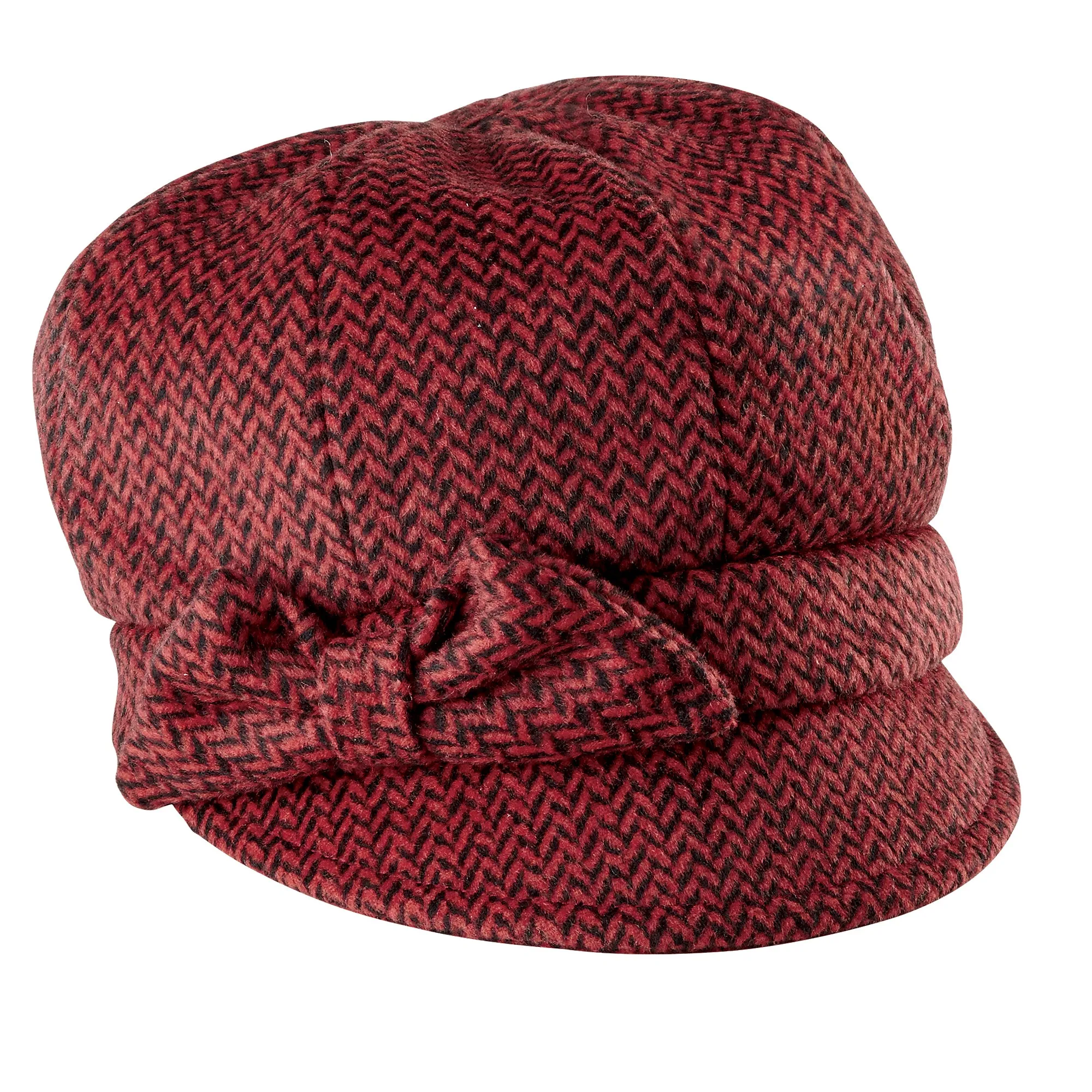 Women's Wool Cap With Bow