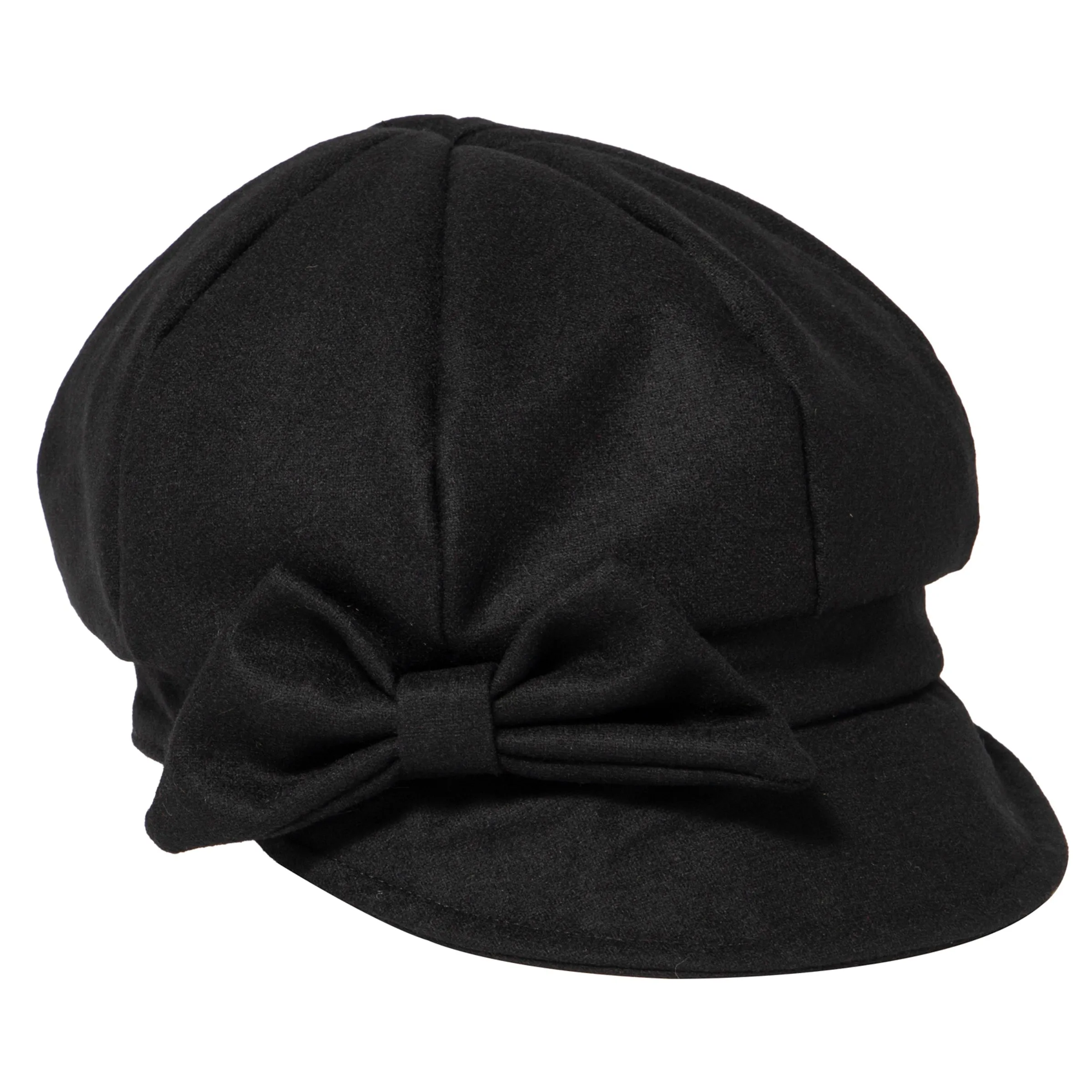 Women's Wool Cap With Bow