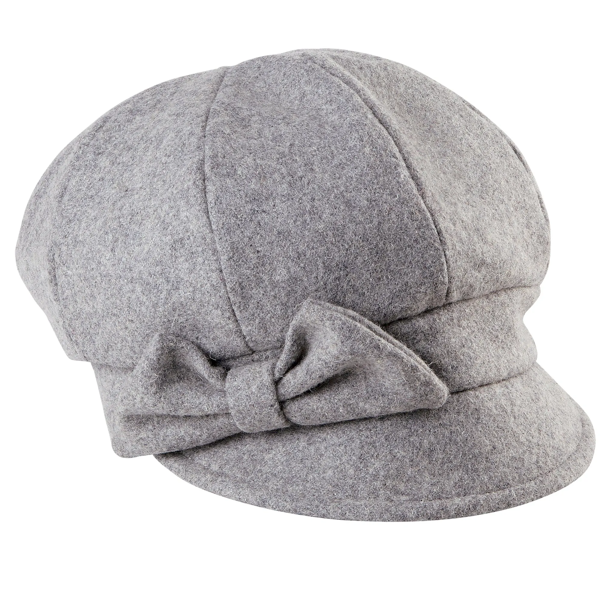 Women's Wool Cap With Bow